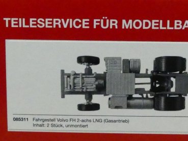 1/87 Herpa Fahrgestell Volvo FH 2-Achs 4x2 mit LNG-Tank 085311