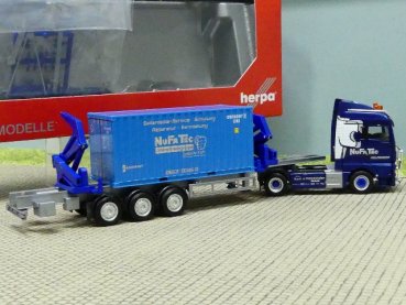 1/87 Herpa MAN TGX XLX NuFaTec Hammar Seitenlader 313186