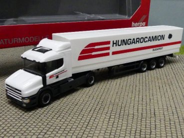 1/87 Herpa Scania Hauber Hungarocamion Planen Sattelzug 312080