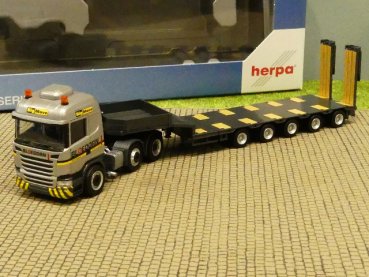 1/87 Herpa Scania R `13 HL 6x2 Bloedorn Semitieflade SZ 944816