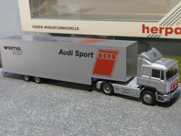 1/87 Herpa MAN F90 Audi Sport sms Koffer SZ 035651