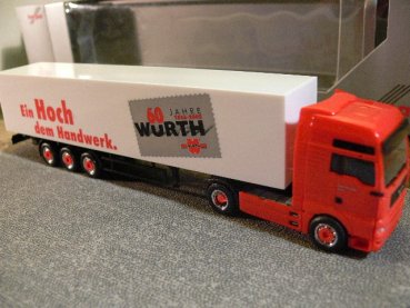 1/87 Herpa MAN TGA XXL Würth Koffer Sattelzug