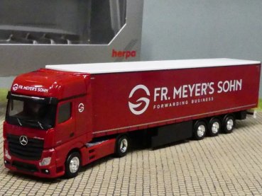 1/87 Herpa MB Actros `18 GigaSpace Gardinenplanen-Sattelzug 947169