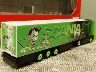 1/87 Herpa Scania CS Hochdach Kühlkoffer SZ GS Transporte 309370