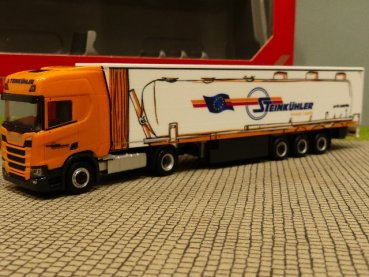 1/87 Herpa Scania CR HD Steinkühler Gardinenplanen-Sattelzug NRW 311144