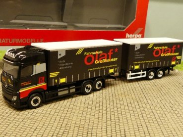 1/87 Herpa MB A`11 BiSp Tandem Gard.Pl. HZ Fahrschule Olaf Großhauser Bayern 312240