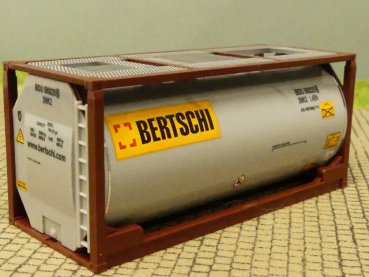 1/87 Herpa Bertschi 20ft. Tankcontainer grau