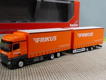 1/87 Herpa MB Actros Bigspace Volumen Hängerzug Frikus A 311182