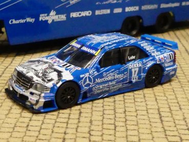 1/87 Herpa 3er Set Zakspeed MB SK + C-Klasse #17 Lohr + MB LK 814 Koffer LKW DTM ITC 95