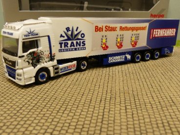 1/87 Herpa MAN TGX XXL Kühlkoffer SZ Trio Trans Fernfahrer Truck GP 940863