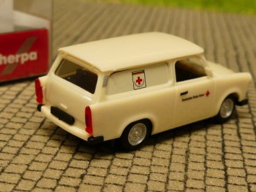 1/87 Herpa Trabant 601 Universal DRK Löbau Sachsen 093385