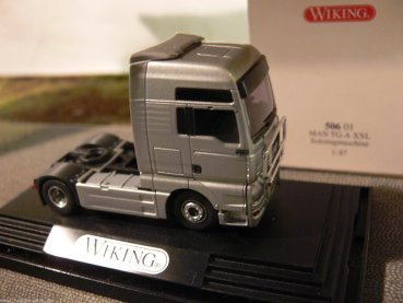 1/87 Wiking 506 01 MAN TGA XXL Zugmaschine silber IAA Frankfurt 2001 506 01 B