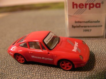 1/87 Herpa Porsche 911 14. IAA 1997 Herpa Messe-Kurier Internat. Spielwarenmesse 227551