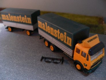 1/87 Herpa MB NG malenstein Hängerzug in Faltbox