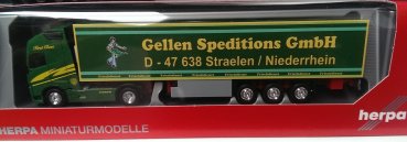 1/87 Herpa Volvo FH Gellen Speditions GmbH Kühlkoffer-Sattelzug 304474