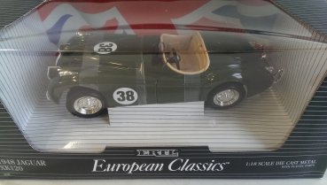 1/18 Ertl 1948 Jaguar XK120 #38 grün