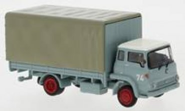 1/87 Brekina Bedford TK Pr/Pl blaugrau #74 93590