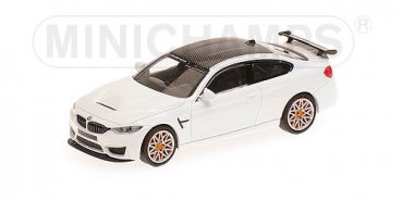 1/87 Minichamps BMW M4 GTS 2016 WHITE W/ ORANGE WHEELS 870 027105