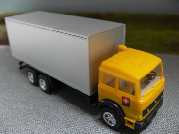 1/87 Herpa Iveco Turbo PTT Post Schweiz Koffer-LKW