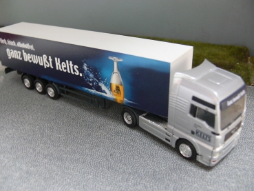 1/87 Herpa MAN TG-A Planen-SZ KELTS Bier 147729 E