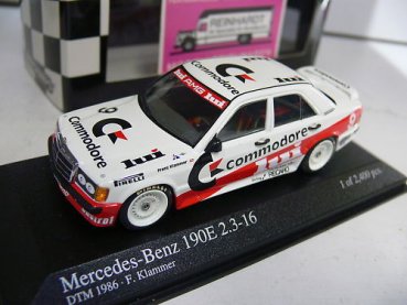 1/43 Minichamps MB 190E 2.3-16 DTM 1986 F.Klammer #9 400863509