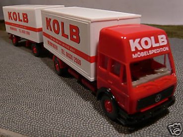 1/87 Wiking MB NG Kolb Möbelspedition Hängerzug 459 1 A