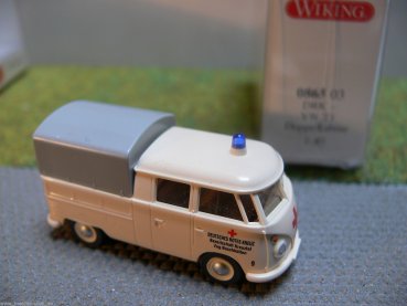 1/87 Wiking VW T1 Doka DRK Bereitschaft Kreuztal 0865 03