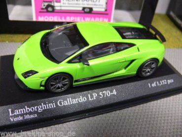 1/43 Minichamps Lamborghini Gallardo LP 570-4 grünmetallic