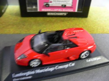 1/43 Minichamps Lamborghini Murcielago Barchetta 2004 Cabrio rot