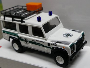 1/87 Busch Land Rover Defender Nr.12 Alpin-Notruf Triestingtal 50391