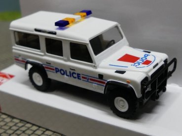 1/87 Busch Land Rover Defender Police Frankreich 50366