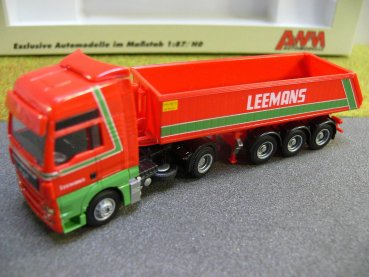 1/87 AWM MAN TGX Leemans Kipp-Sattelzug Niederlande NL 74221
