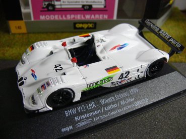 1/43 Onyx XGT005 BMW V12 LMR Winner Sebring 1999 Kristensen Letho Müller #42