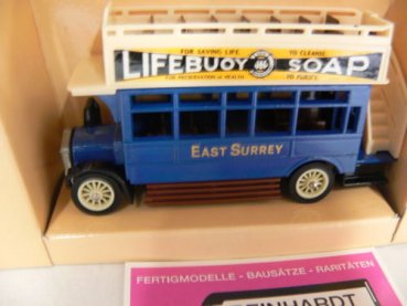 Yesteryear AEC Omnibus Lifebuoy Soap East Surrey 1922 Y-23