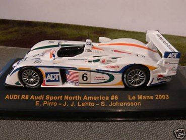 1/43 IXO Audi R8 Audi Sport North America #6 LeMans 03