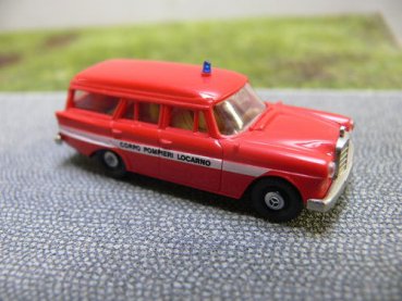 1/87 Brekina MB 190 Corpo Pompieri Locarno Kombi CH Sondermodell