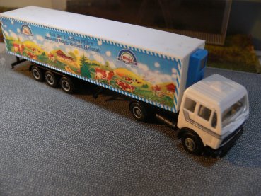 1/87 Albedo MB NG Peri / Maja Echt Bayerisch Milch Kühlkoffer-Sattelzug