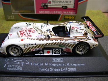 1/43 Onyx XLM053 Panoz Spyder LMP 2000 Suzuki/Kageyama 24h Du Mans 2000 #23