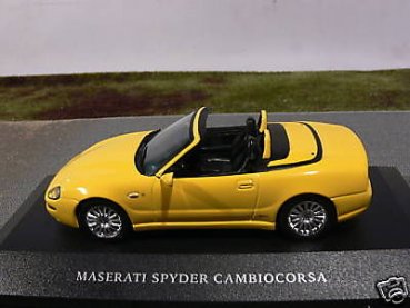 1/43 IXO Maserati Spyder Cambiocorsa gelb