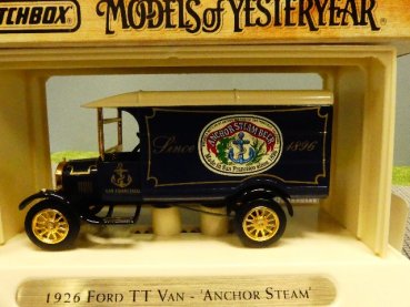 Matchbox Yesteryear 1926 Ford TT Van Anchor YGB13