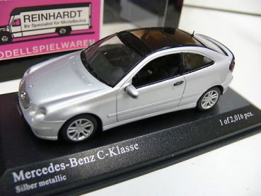 1/43 Minichamps MB C-Klasse Sportcoupe silber 430030002