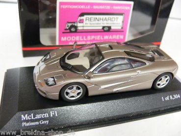 1/43 Minichamps MB McLaren F1 platinumgrau