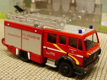 1/87 Busch MB MK 94 LF Feuerwehr Schwarzenbach am Wald 43809