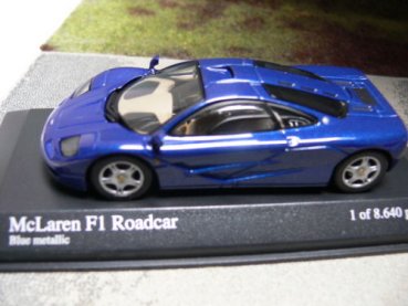 1/43 Minichamps McLaren F1 GTR Roadcar blaumetallic 530 133435