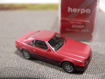 1/87 Herpa MB 500 SL metallic rot 025409