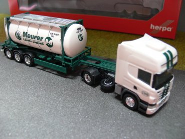 1/87 Herpa Scania R09 TL Tank-Sattelzug Meurer 302401