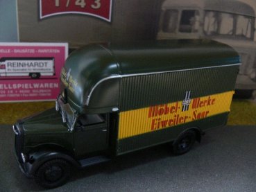 1/43 IXO Opel Blitz Möbel Werke Eiweiler-Saar Koffer-Lkw SONDERPREIS 19,90 €