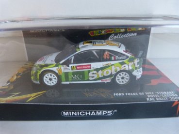 1/43 Minichamps Ford Focus RS WRC RAC Rally 2008 Rossi/Cassina #46 400 088146