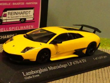 1/43 Minichamps Lamborghini Murcielago LP 670-4 SV 2009 gelb 400 103940