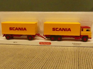 1/87 Wiking Scania 111 Kofferhängerzug 0457 02